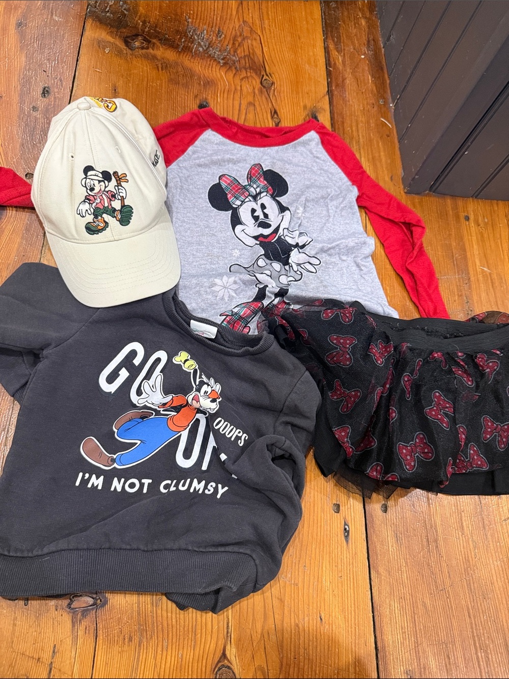 Disney Kids Bundle sweatshirt nightgown skirt hat